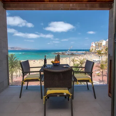 Great Balcony Over Blue Sea By Canariasgetaway Casa de Férias *
